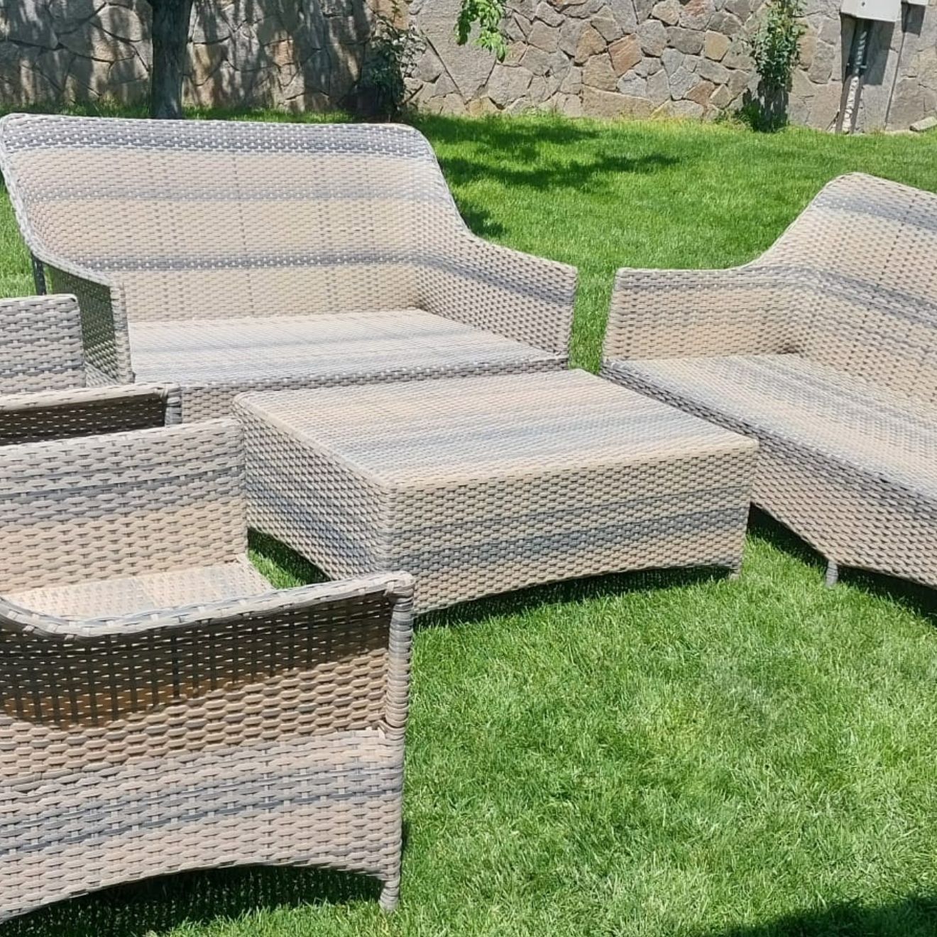 Rattan Oturma Grubu Yenileme